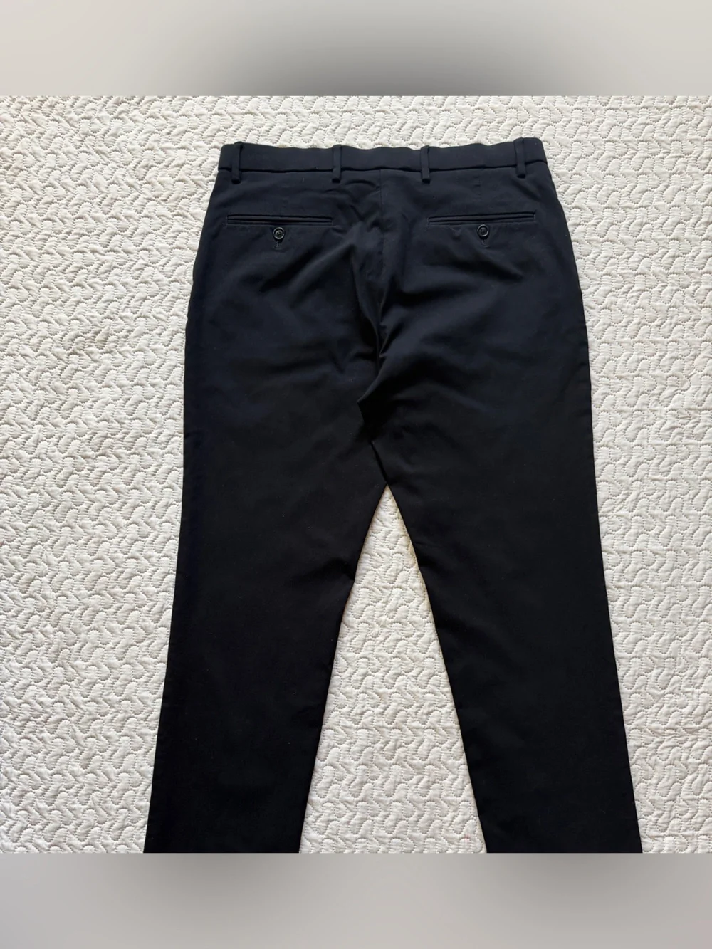 Tommy Hilfiger Men’s Black Stretch Dress Pants Straight Leg 32W x 31L